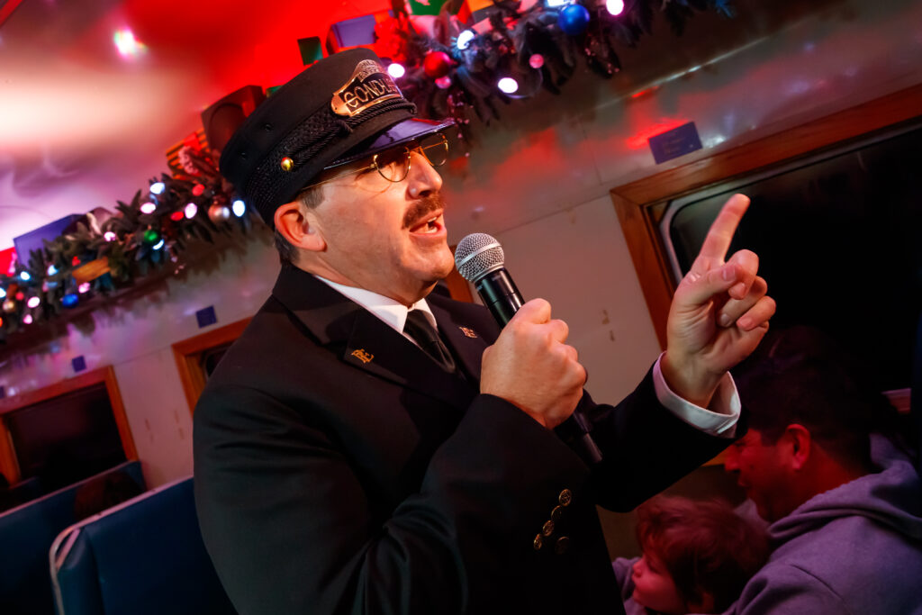 The Polar Express Train Ride produced by Rail Events Productions at the Oklahoma Railway Museum in Oklahoma City, Okla., Monday, November 10, 2025. Photo by Guy Rhodes.