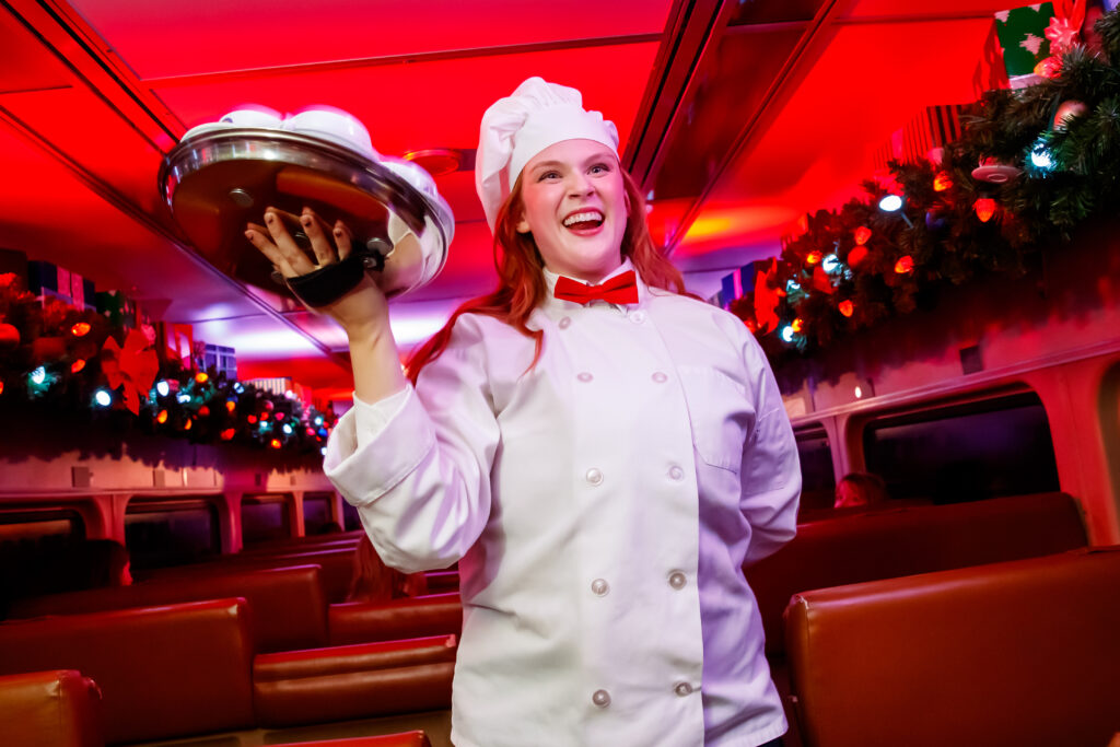 The Polar Express Train Ride produced by Rail Events Productions at the Whippany Railway Museum in Whippany, New Jersey, Friday, October 31, 2025. Photo by Guy Rhodes.