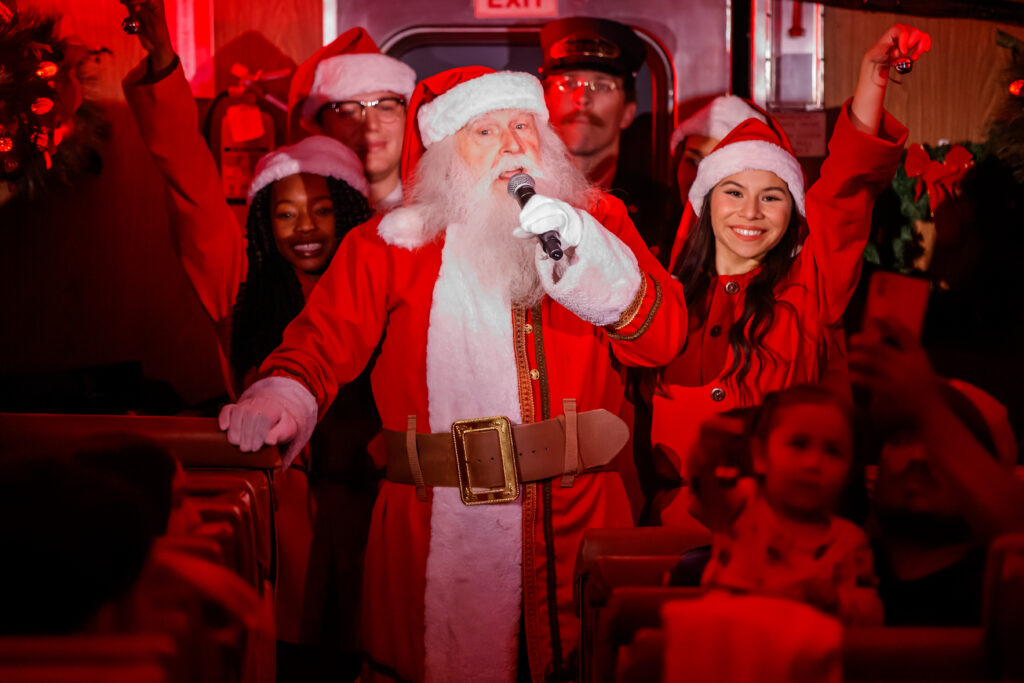 The Polar Express Train Ride produced by Rail Events Productions at the Southern California Railway Museum in Perris Calif., Tuesday, November 19, 2024. Photo by Guy Rhodes.