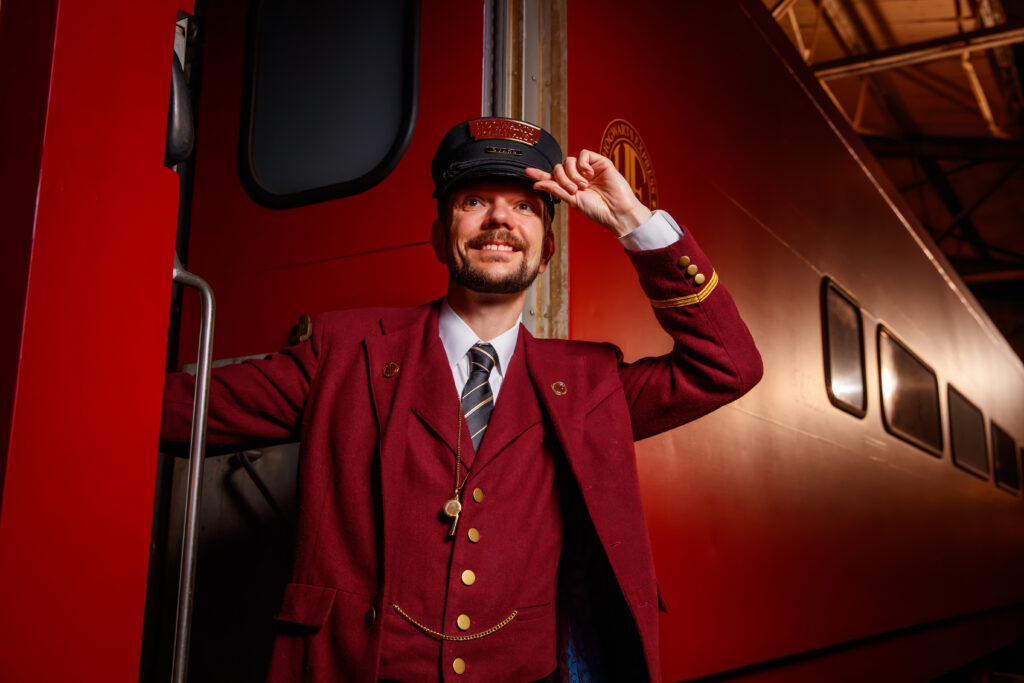 Promotional portraits for “Harry Potter: A Hogwarts Express Adventure” produced by Rail Events Productions at St. Louis Union Station in St. Louis, Mo., Sunday, March 2, 2025. Photo by Guy Rhodes.