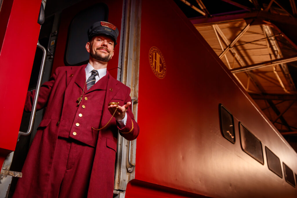 Promotional portraits for “Harry Potter: A Hogwarts Express Adventure” produced by Rail Events Productions at St. Louis Union Station in St. Louis, Mo., Sunday, March 2, 2025. Photo by Guy Rhodes.