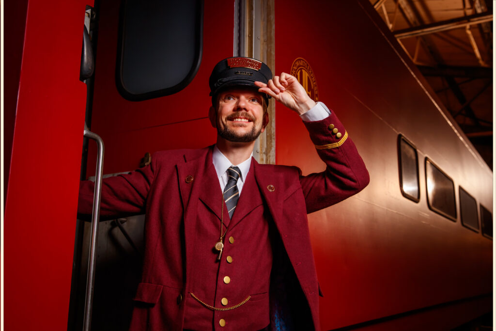 Promotional portraits for “Harry Potter: A Hogwarts Express Adventure” produced by Rail Events Productions at St. Louis Union Station in St. Louis, Mo., Sunday, March 2, 2025. Photo by Guy Rhodes.