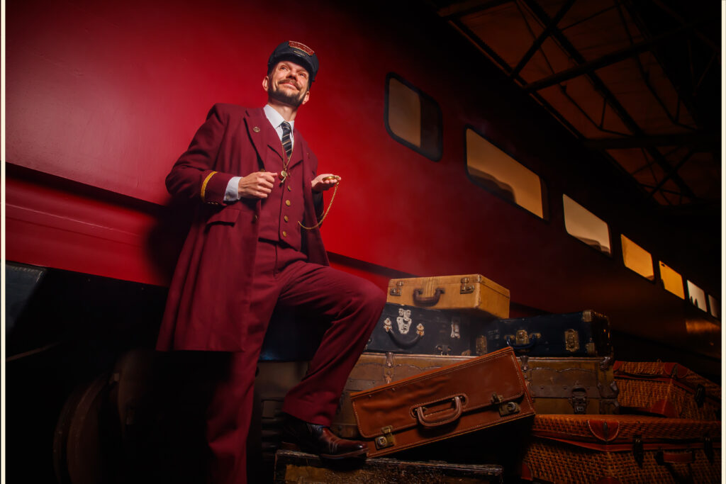 Promotional portraits for “Harry Potter: A Hogwarts Express Adventure” produced by Rail Events Productions at St. Louis Union Station in St. Louis, Mo., Sunday, March 2, 2025. Photo by Guy Rhodes.