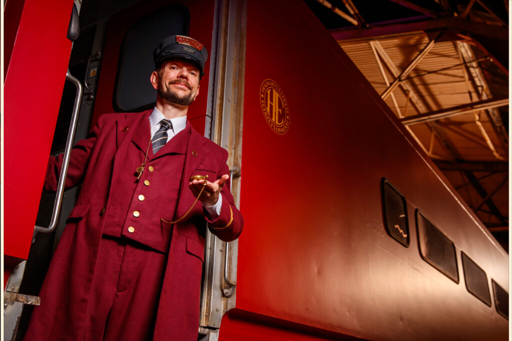 Promotional portraits for “Harry Potter: A Hogwarts Express Adventure” produced by Rail Events Productions at St. Louis Union Station in St. Louis, Mo., Sunday, March 2, 2025. Photo by Guy Rhodes.